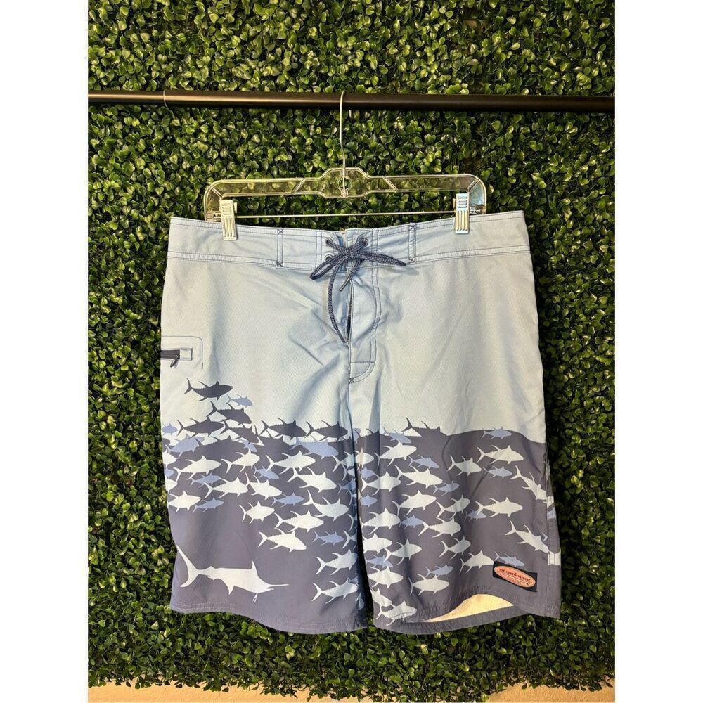 Vineyard Vines Blue Board Swim Shorts Size 34